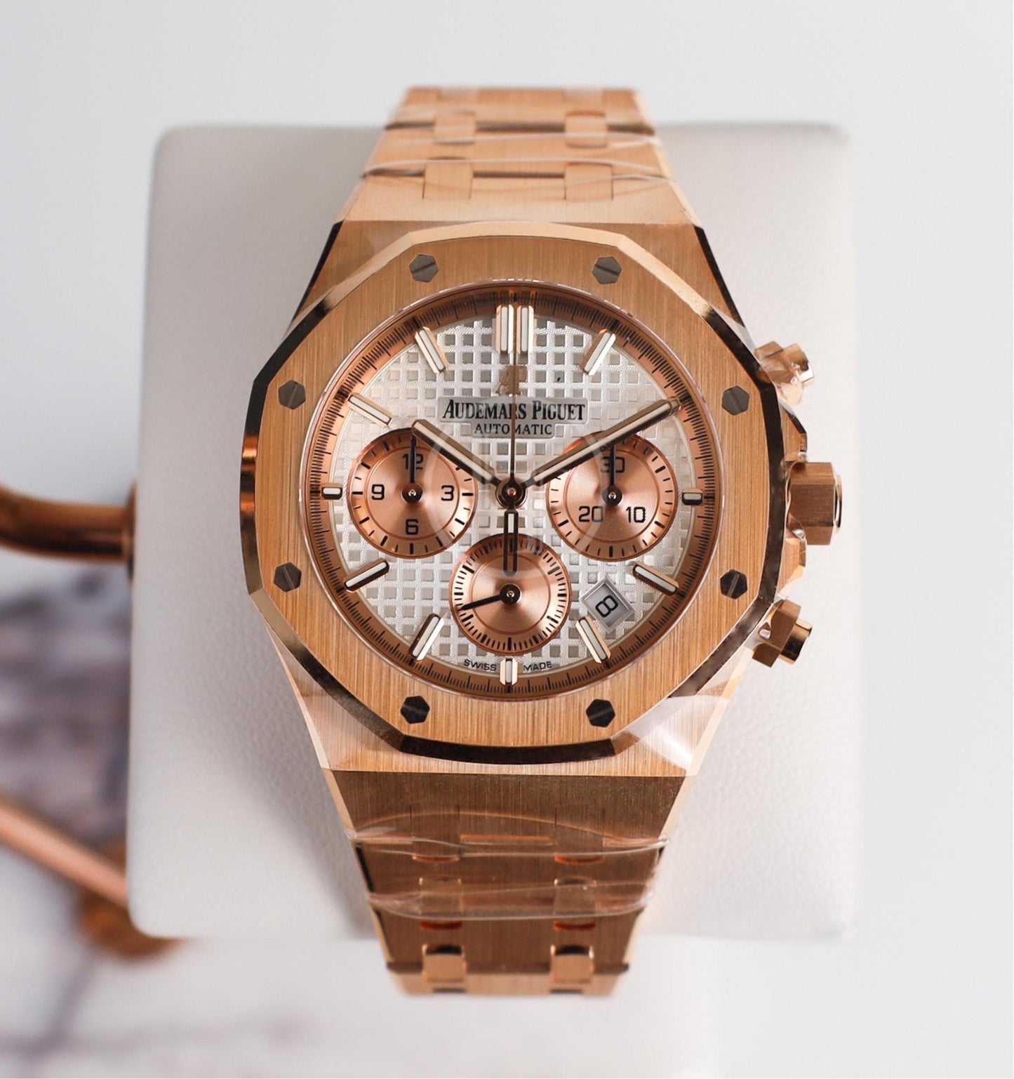 Audemars Piguet Royal Oak Chronograph Rose Gold 38mm Silver Dial 26315OR.OO.1256OR.01