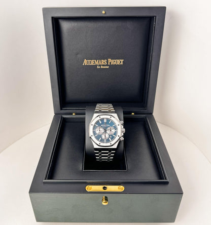 Audemars Piguet Royal Oak Chronograph Watch-Blue Dial 41mm-26331ST.OO.1220ST.01