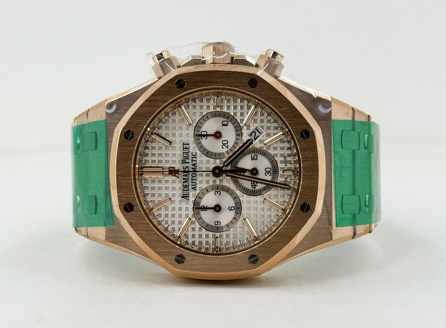 Audemars Piguet Royal Oak Chronograph Watch - Silver Dial 41mm - 26320OR.OO.1220OR.02