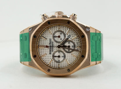 Audemars Piguet Royal Oak Chronograph Watch - Silver Dial 41mm - 26320OR.OO.1220OR.02