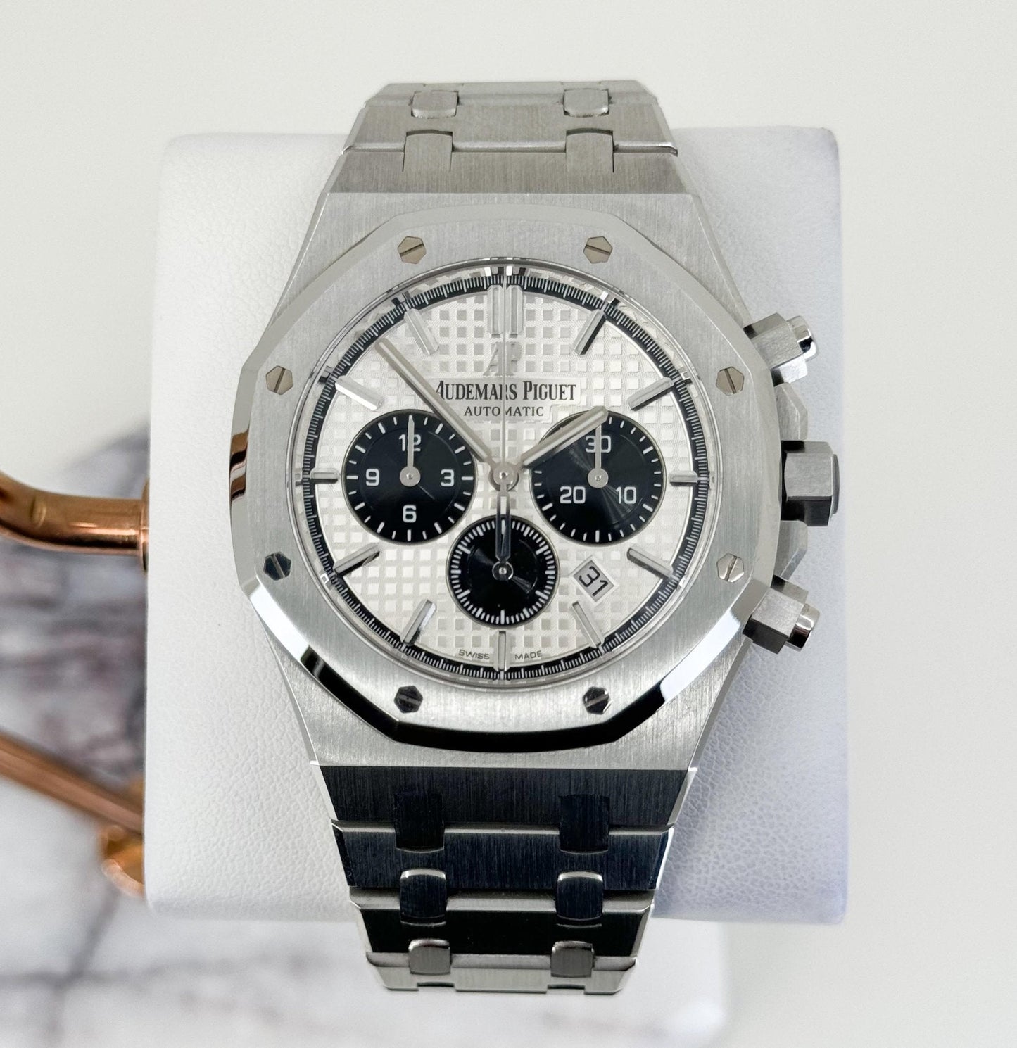 Audemars Piguet Royal Oak Chronograph Watch-Silver Dial 41mm-26331ST.OO.1220ST.03