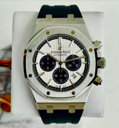 Audemars Piguet Royal Oak Chronograph Watch - Silver Toned - Dial 41mm - 26326ST.OO.D027CA.01