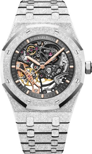 Audemars Piguet Royal Oak Double Balance Wheel Openworked Slate Grey Dial 15407BC.GG.1224BC.01