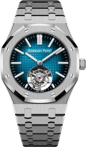 Audemars Piguet Royal Oak Flying Tourbillion 41mm Titanium Blue-Green Dial 26730TI.OO.1320TI.04