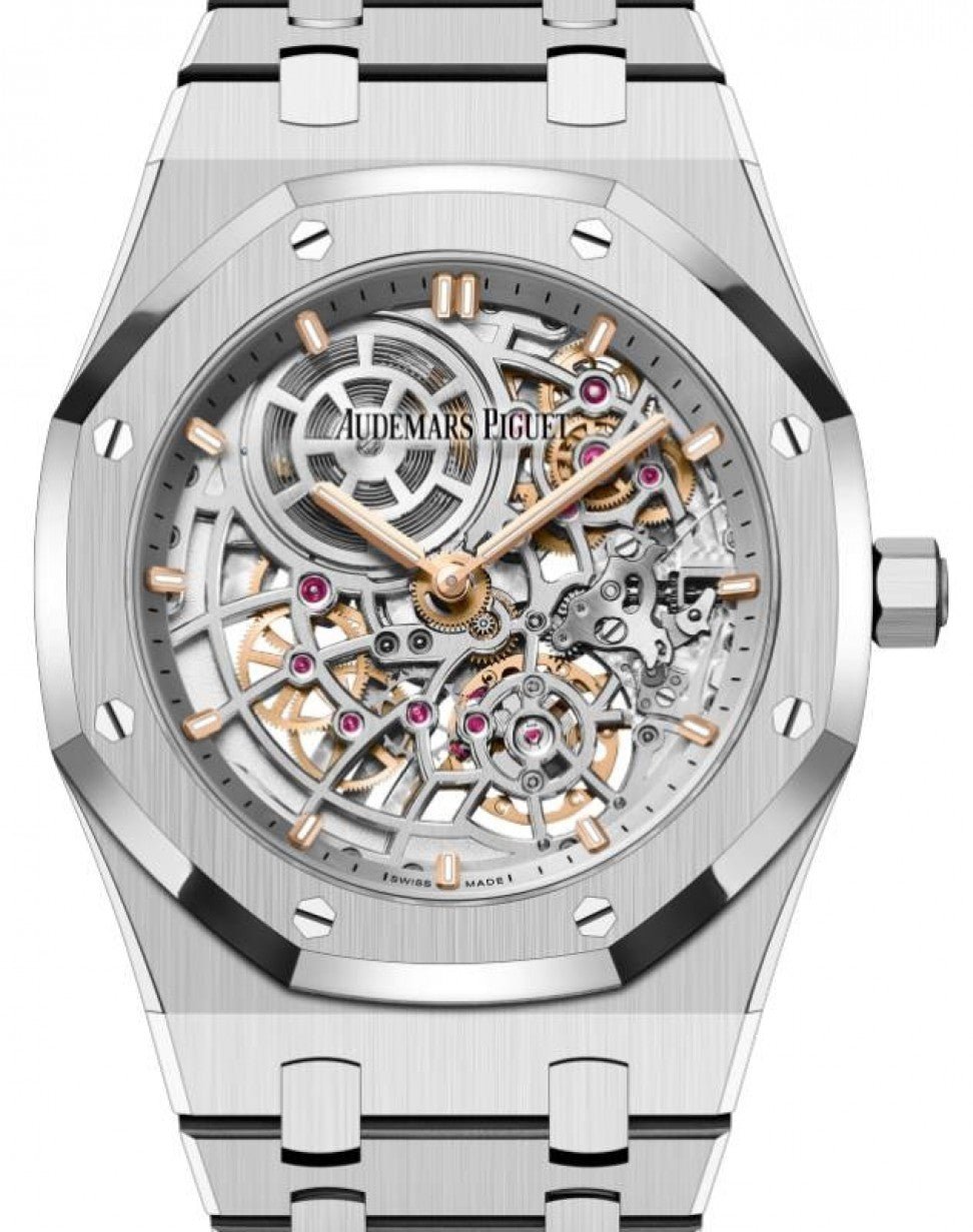 Audemars Piguet Royal Oak Jumbo Extra-Thin Openworked Steel 39mm "Skeleton" 16204ST.OO.1240ST.01