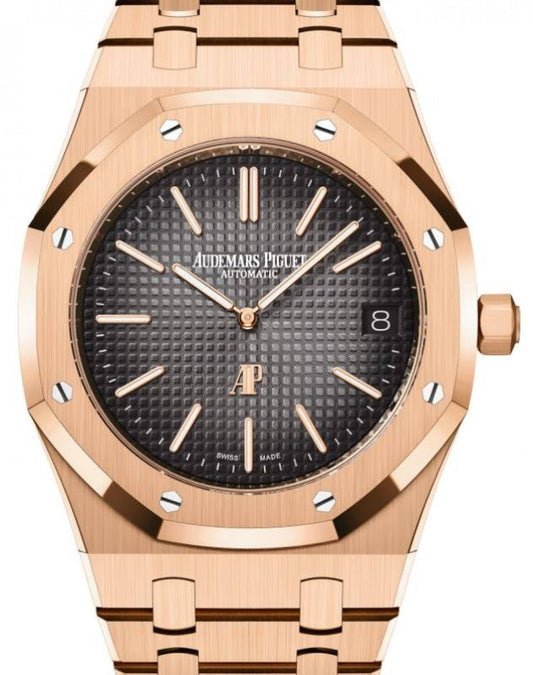 Audemars Piguet Royal Oak Jumbo Extra-Thin Rose Gold 39mm Slate Grey 16202OR.OO.1240OR.01