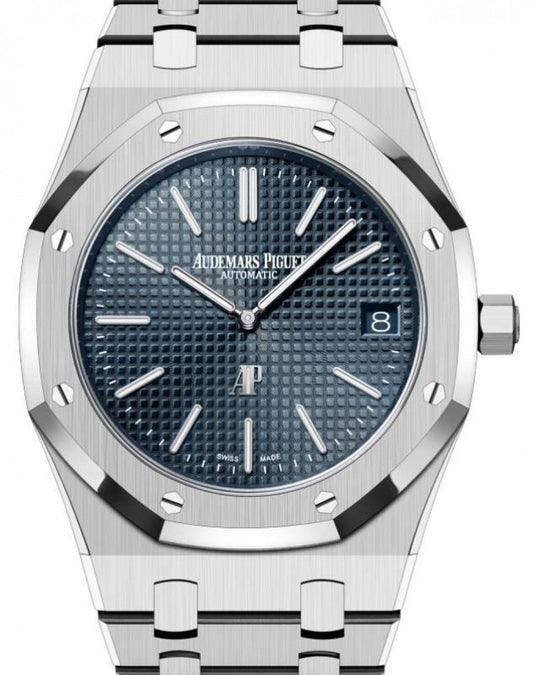 Audemars Piguet Royal Oak Jumbo Extra-Thin Stainless Steel 39mm Blue 16202ST.OO.1240ST.01