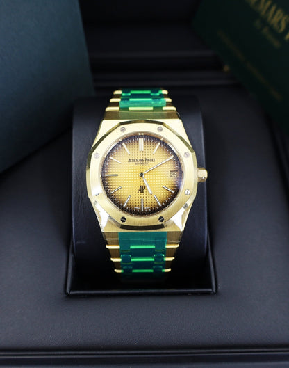 Audemars Piguet Royal Oak Jumbo Extra-Thin Yellow Gold 39mm Smoked Yellow Dial 16202BA.OO.1240BA.01