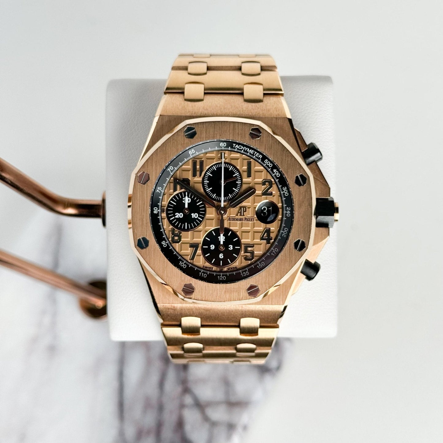 Audemars Piguet Royal Oak Offshore Champagne 42mm Rose Gold 26470OR.OO.1000OR.01