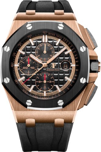 Audemars Piguet Royal Oak Offshore Chronograph 44mm Black Rose Gold Black Ceramic 26401RO.OO.A002CA.01