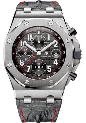 Audemars Piguet Royal Oak Offshore Chronograph Watch-Black Dial 42mm-26470ST.OO.A101CR.01