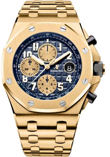 Audemars Piguet Royal Oak Offshore Chronograph Watch-Blue Dial 42mm-26470BA.OO.1000BA.01