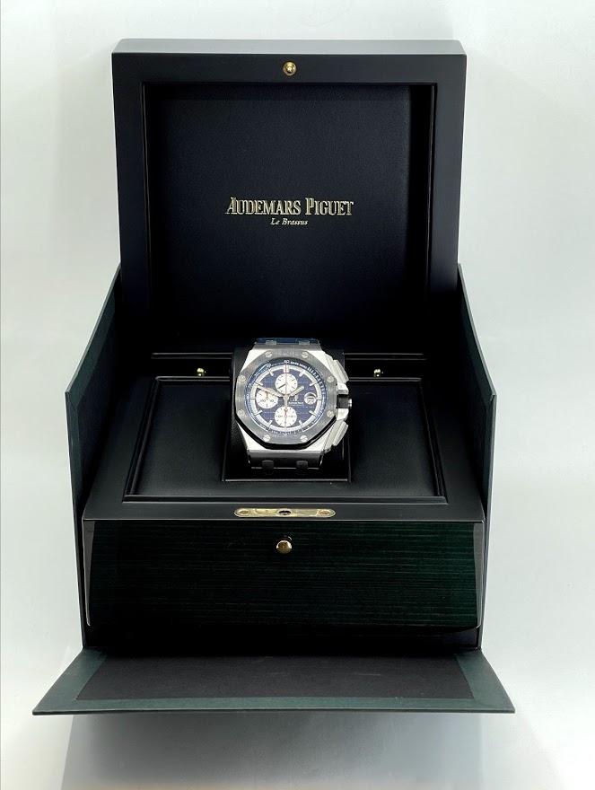 Audemars Piguet Royal Oak Offshore Chronograph Watch-Blue Dial 44mm-26401PO.OO.A018CR.01