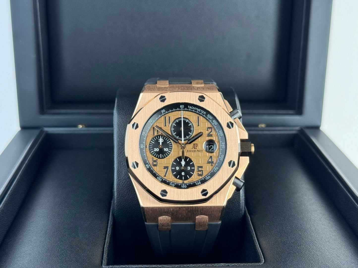 Audemars Piguet Royal Oak Offshore Chronograph Watch-Pink Dial 42mm-26470OR.OO.A002CR.01