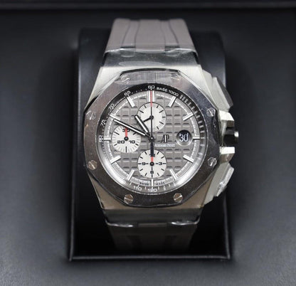 Audemars Piguet Royal Oak Offshore Chronograph Watch-Rhodium Dial 44mm-26400IO.OO.A004CA.01