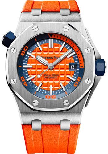 Audemars Piguet Royal Oak Offshore Diver Special Edition Watch-Orange Dial 42mm-15710ST.OO.A070CA.01