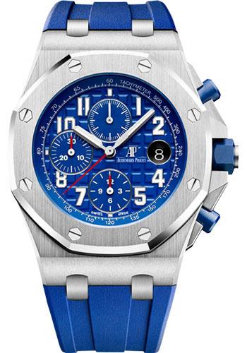 Audemars Piguet Royal Oak Offshore Selfwinding Chronograph Watch-Blue Dial 42mm-26470ST.OO.A030CA.01