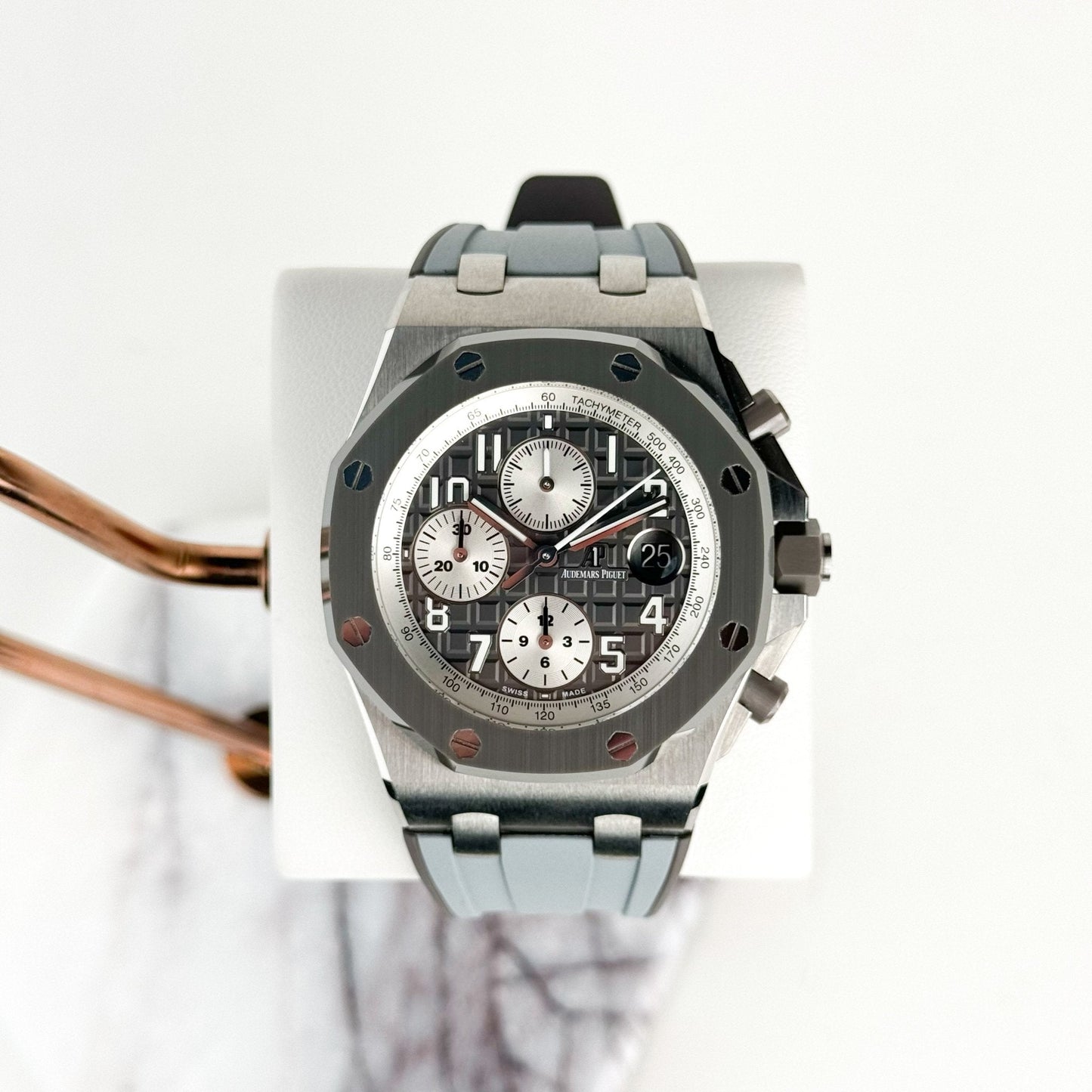 Audemars Piguet Royal Oak Offshore Selfwinding Chronograph Watch-Grey Dial 42mm-26470IO.OO.A006CA.01