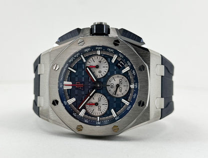 Audemars Piguet Royal Oak Offshore Watch Blue Dial 43mm-26420TI.OO.A027CA.01