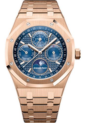 Audemars Piguet Royal Oak Perpetual Calendar Watch-Blue Dial 41mm-26574OR.OO.1220OR.02