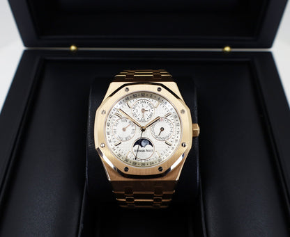 Audemars Piguet Royal Oak Perpetual Calendar Watch-Silver Dial 41mm-26574OR.OO.1220OR.01