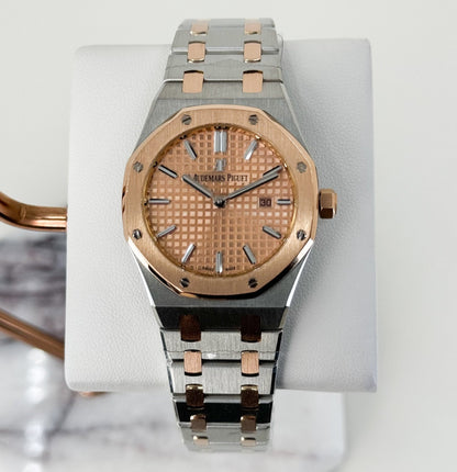 Audemars Piguet Royal Oak Quartz Watch-Pink Dial 33mm-67650SR.OO.1261SR.01