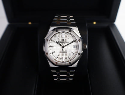 Audemars Piguet Royal Oak Selfwinding 37mm Watch-Silver Dial 37mm-15450ST.OO.1256ST.01