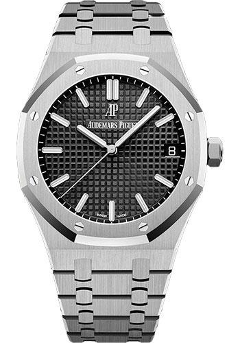 Audemars Piguet Royal Oak Selfwinding Watch - 41mm - Stainless Steel - Black Dial - Calibre 4302-Black Dial 41mm-15500ST.OO.1220ST.03