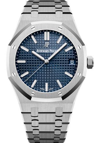 Audemars Piguet Royal Oak Selfwinding Watch - 41mm - Stainless Steel - Blue Dial - Calibre 4302-Blue Dial 41mm-15500ST.OO.1220ST.01