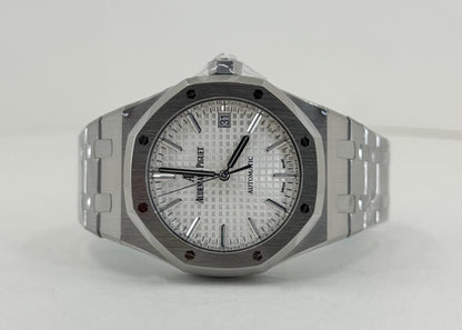 Audemars Piguet Royal Oak Selfwinding Watch - 41mm - Stainless Steel - Silver Dial - Calibre 3120-Silver Dial 41mm-15400ST.OO.1220ST.02