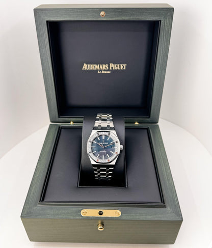 Audemars Piguet Royal Oak Selfwinding Watch-Blue Dial 37mm-15451ST.ZZ.1256ST.03