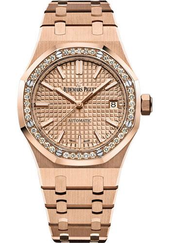 Audemars Piguet Royal Oak Selfwinding Watch-Pink Dial 37mm-15451OR.ZZ.1256OR.03