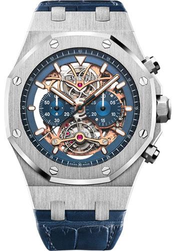 Audemars Piguet Royal Oak Tourbillon Chronograph Openworked Watch-Dial 44mm-26347PT.OO.D315CR.01