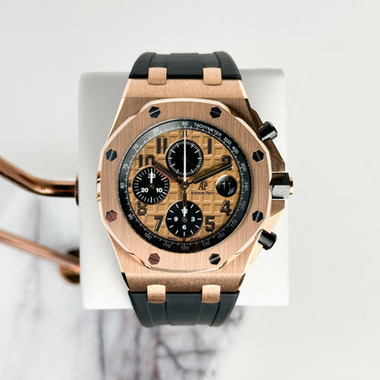 Audemars Piguet Royal Oak Offshore Chronograph Watch-Pink Dial 42mm-26470OR.OO.A002CR.01