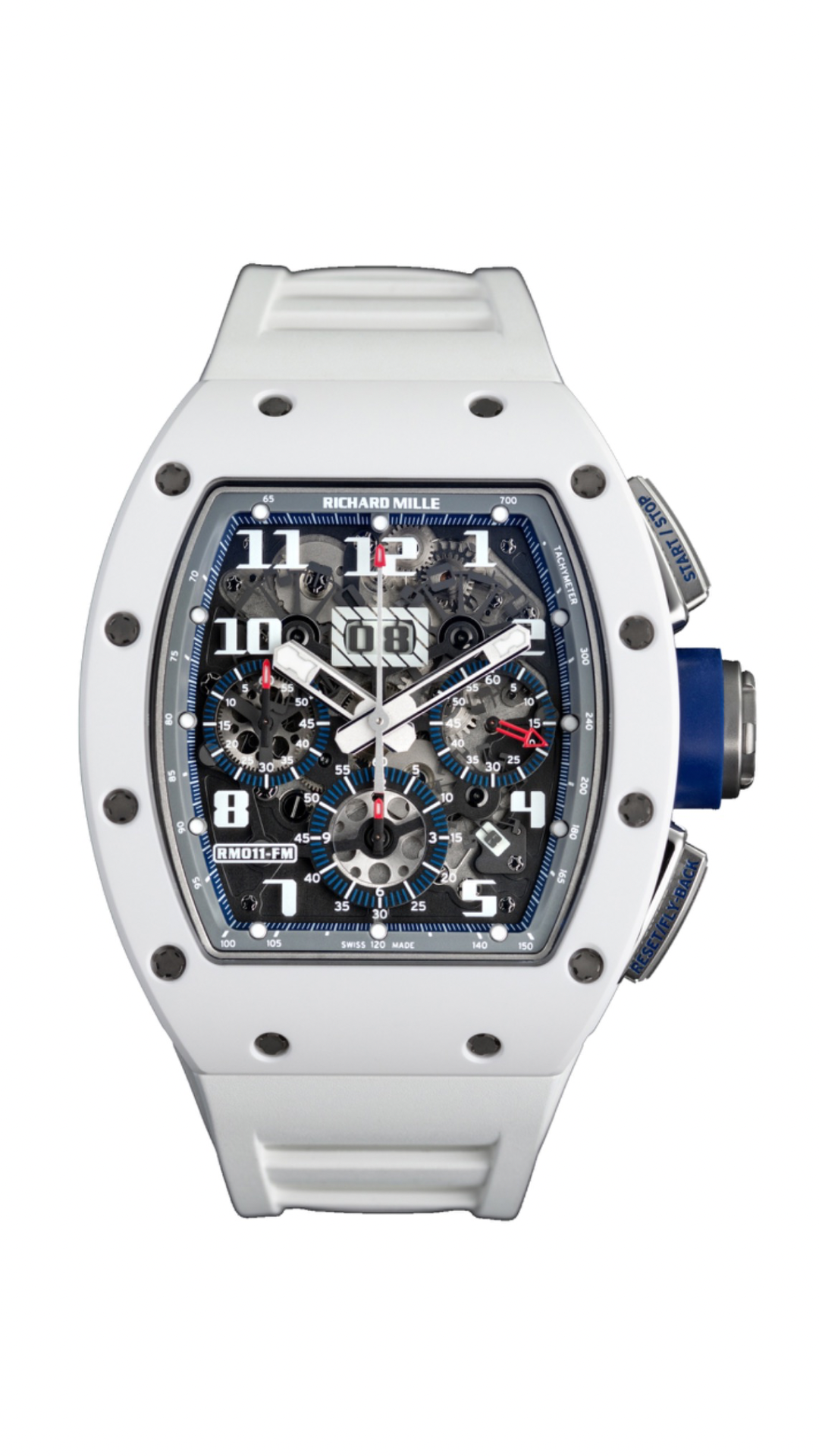 Richard Mille RM011 ‘St.Tropez’ White Ceramic