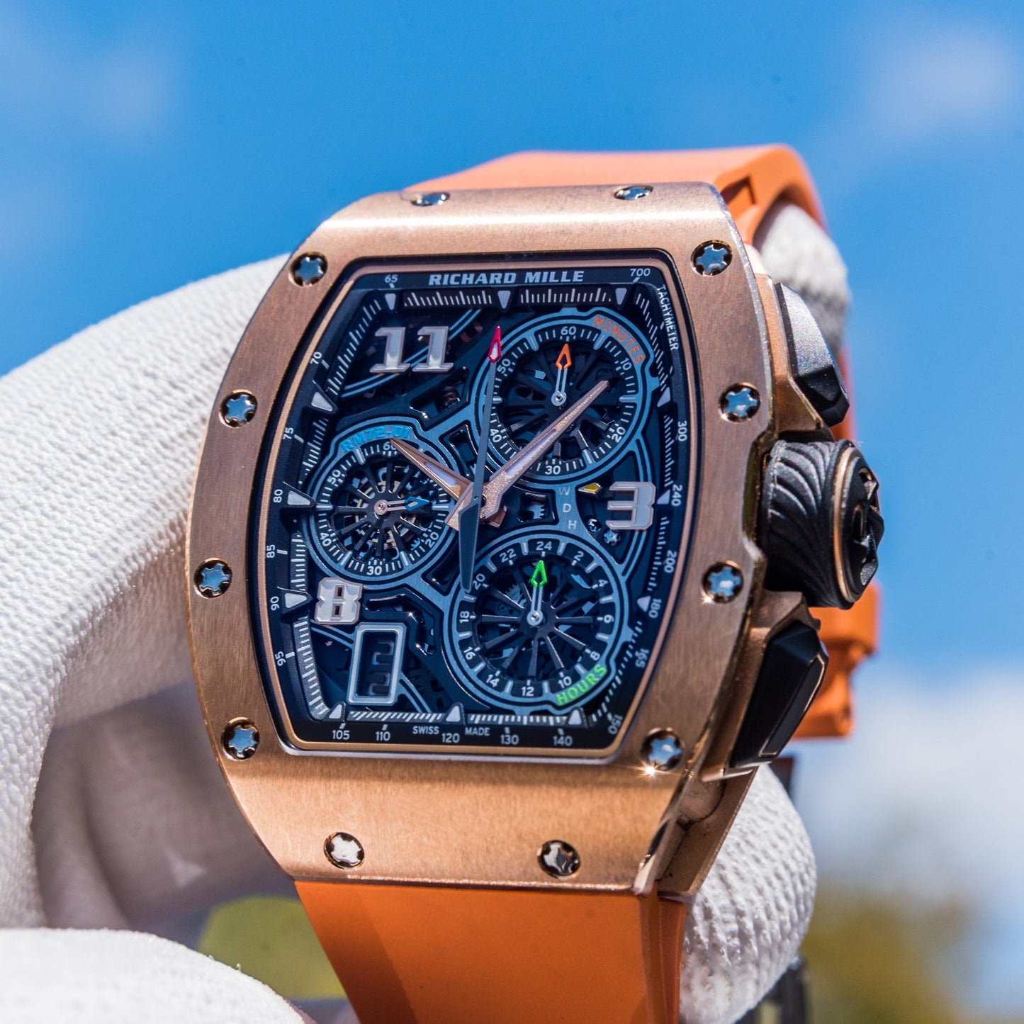 Richard Mille RM 72-01 Automatic Winding Lifestyle Flyback Chronograph Rose Gold