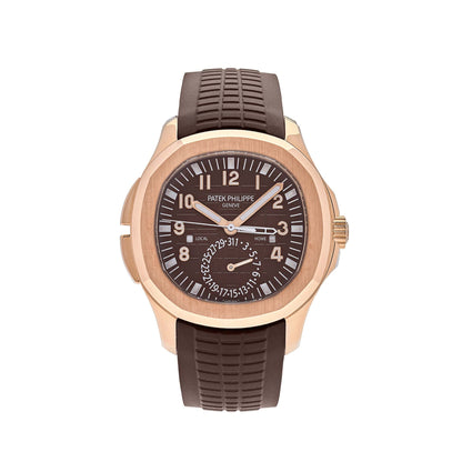 Patek Philippe Aquanaut 5164R-001 Travel Time Brown Dial Rose Gold (2022)