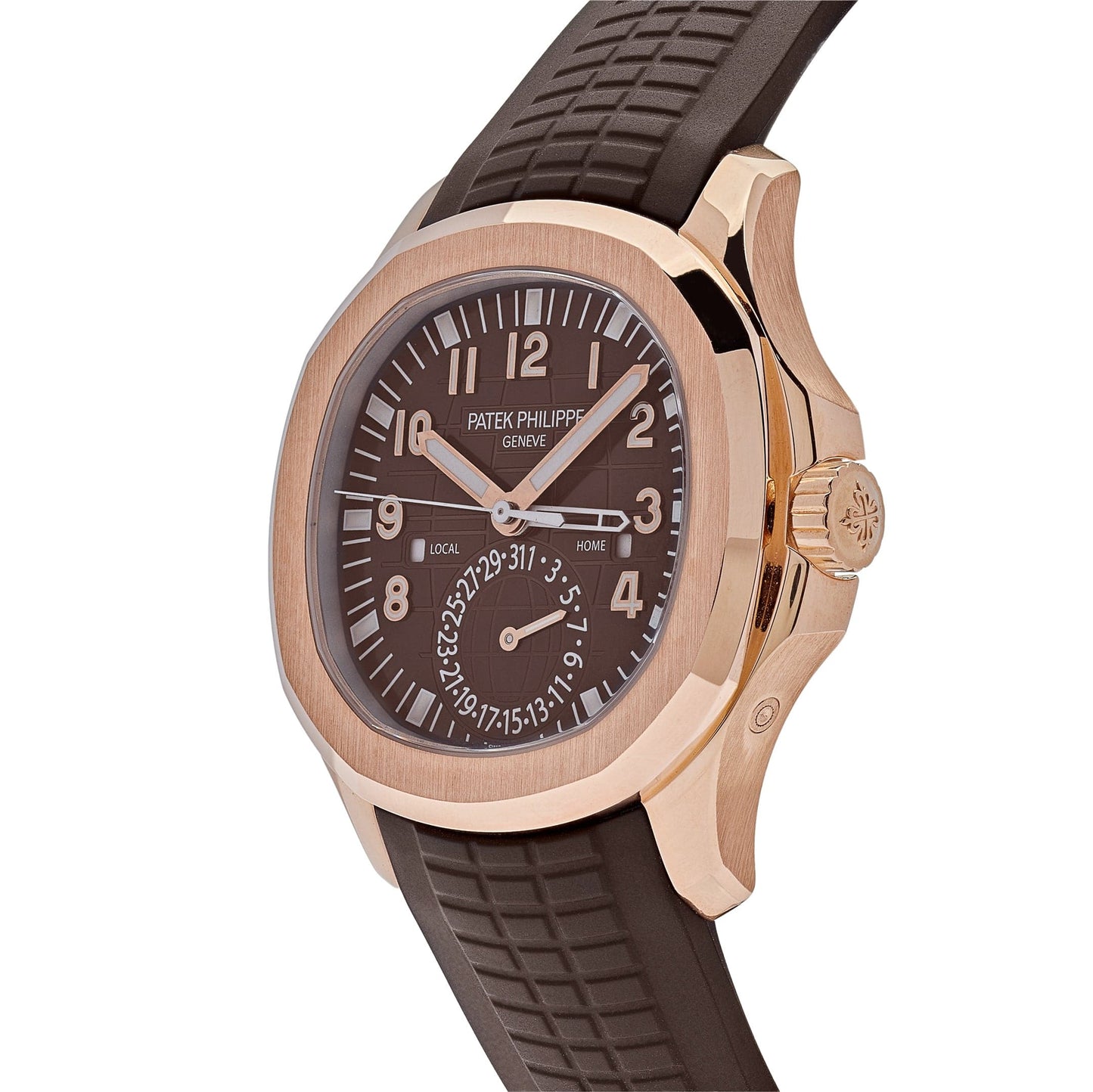 Patek Philippe Aquanaut 5164R-001 Travel Time Brown Dial Rose Gold (2022)