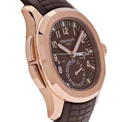 Patek Philippe Aquanaut 5164R-001 Travel Time Brown Dial Rose Gold (2022)