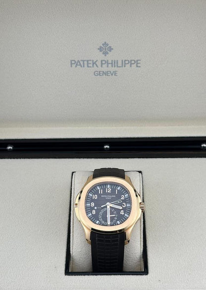 Patek Philippe Aquanaut 5164R-001 'Travel Time' Brown Dial Rose Gold