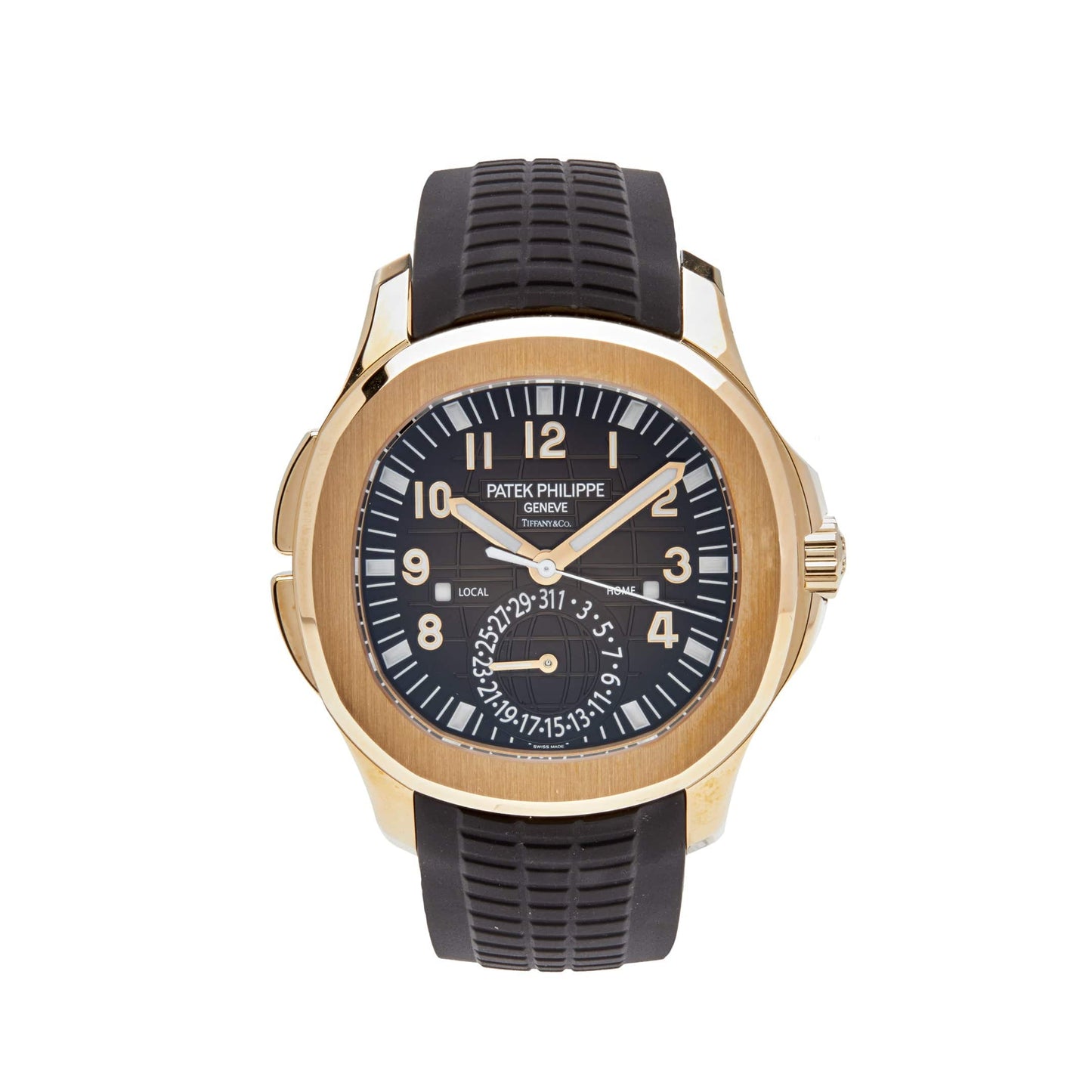 Patek Philippe Aquanaut 5164R-001 'Travel Time Tiffany & Co.' Rose Gold Brown Dial (2022)