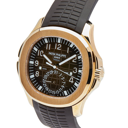 Patek Philippe Aquanaut 5164R-001 'Travel Time Tiffany & Co.' Rose Gold Brown Dial (2022)