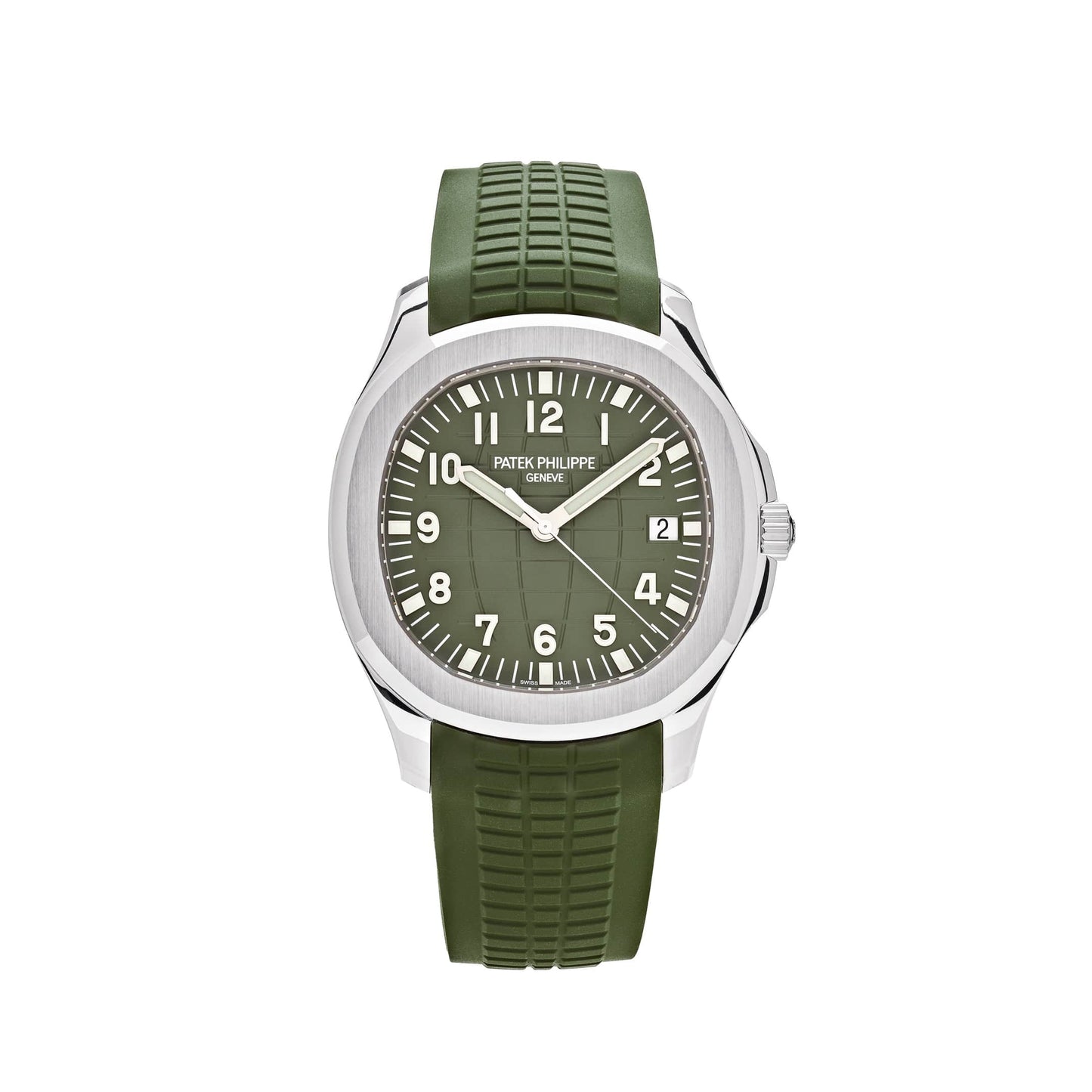 Patek Philippe Aquanaut 5168G-010 'Jumbo' White Gold Khaki Green