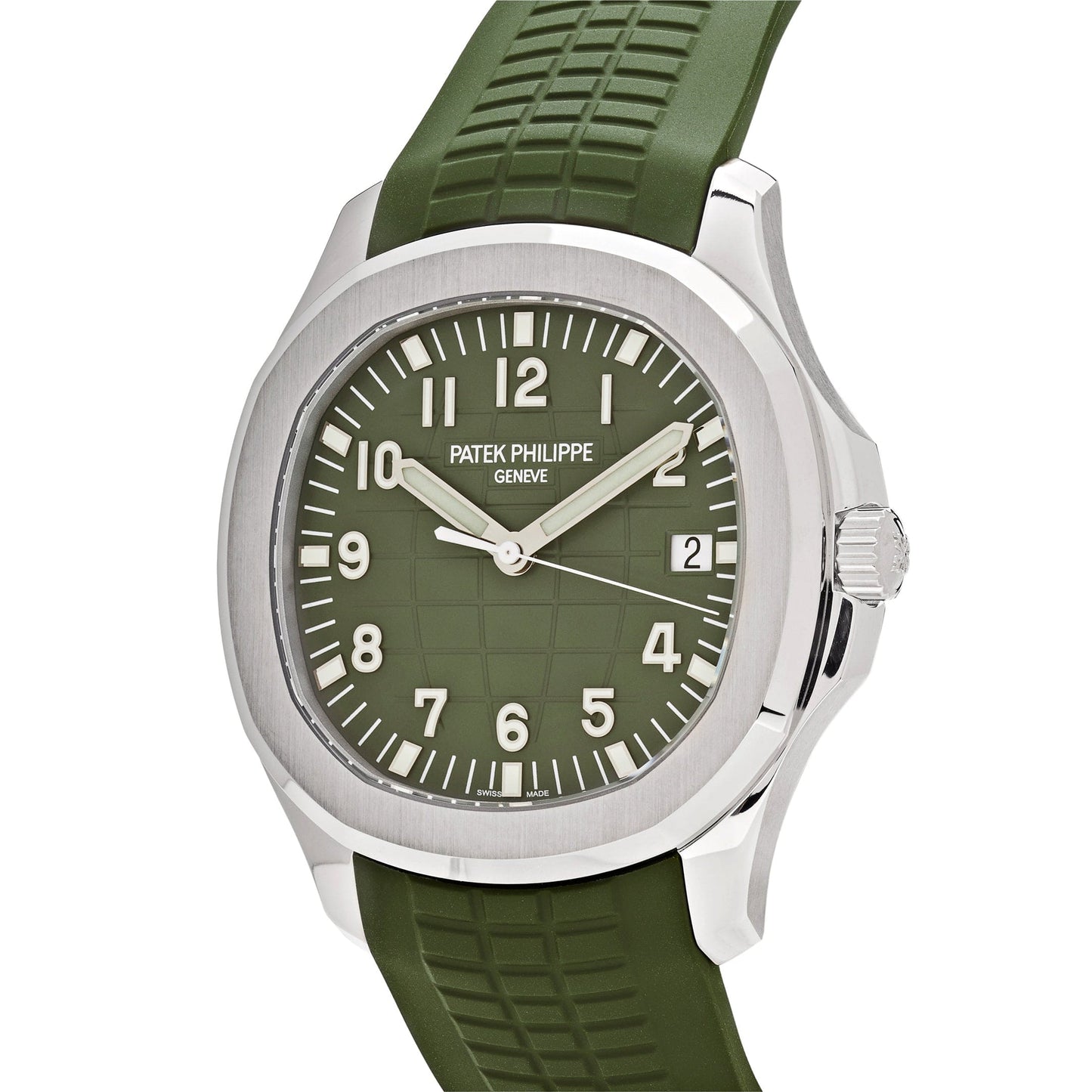 Patek Philippe Aquanaut 5168G-010 'Jumbo' White Gold Khaki Green