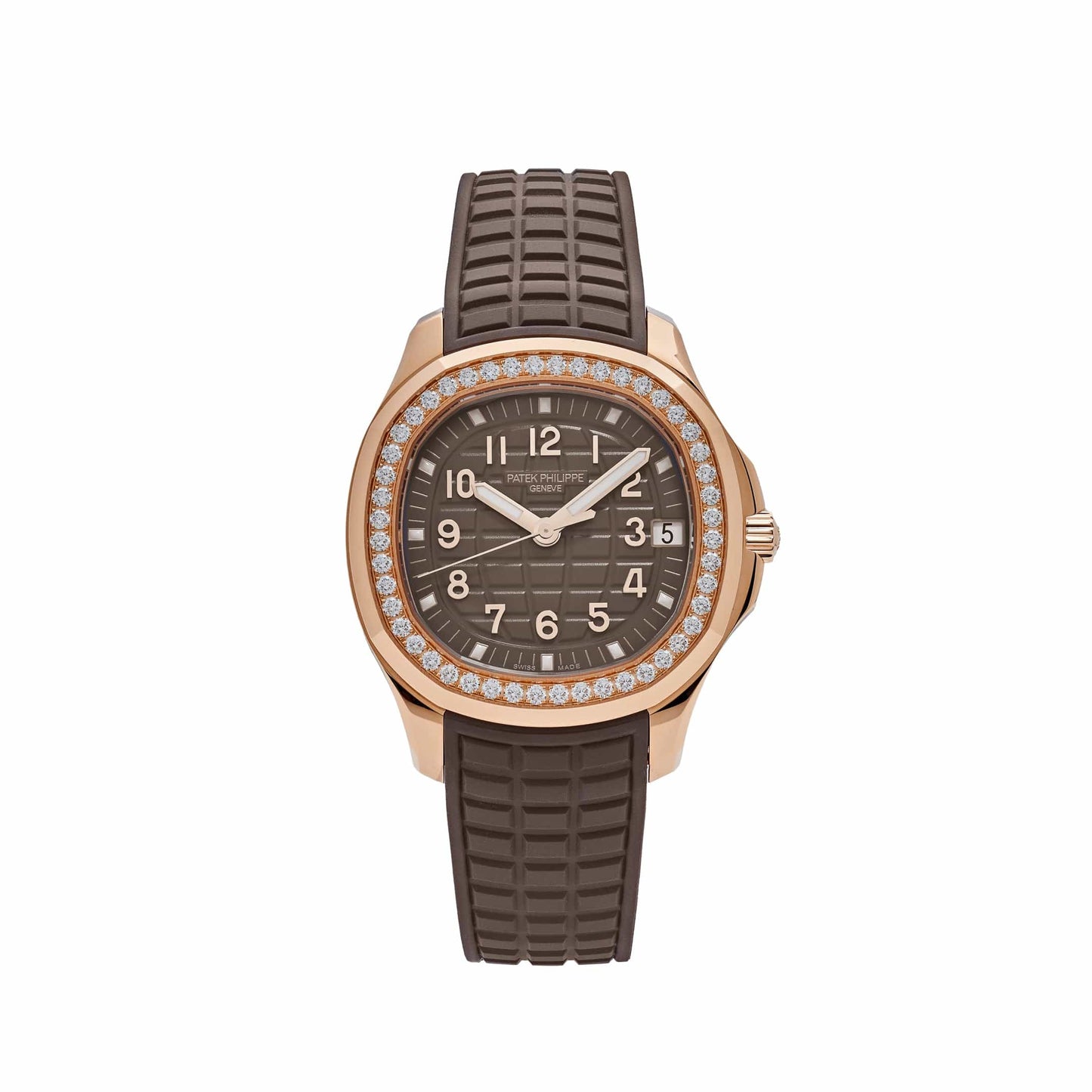 Patek Philippe Aquanaut 5268/200R-010 Rose Gold Brown Dial Diamond Bezel (2023)