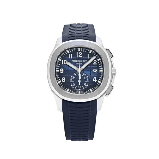 Patek Philippe Aquanaut 5968G-001 White Gold Blue Dial (2024) Uncut Strap