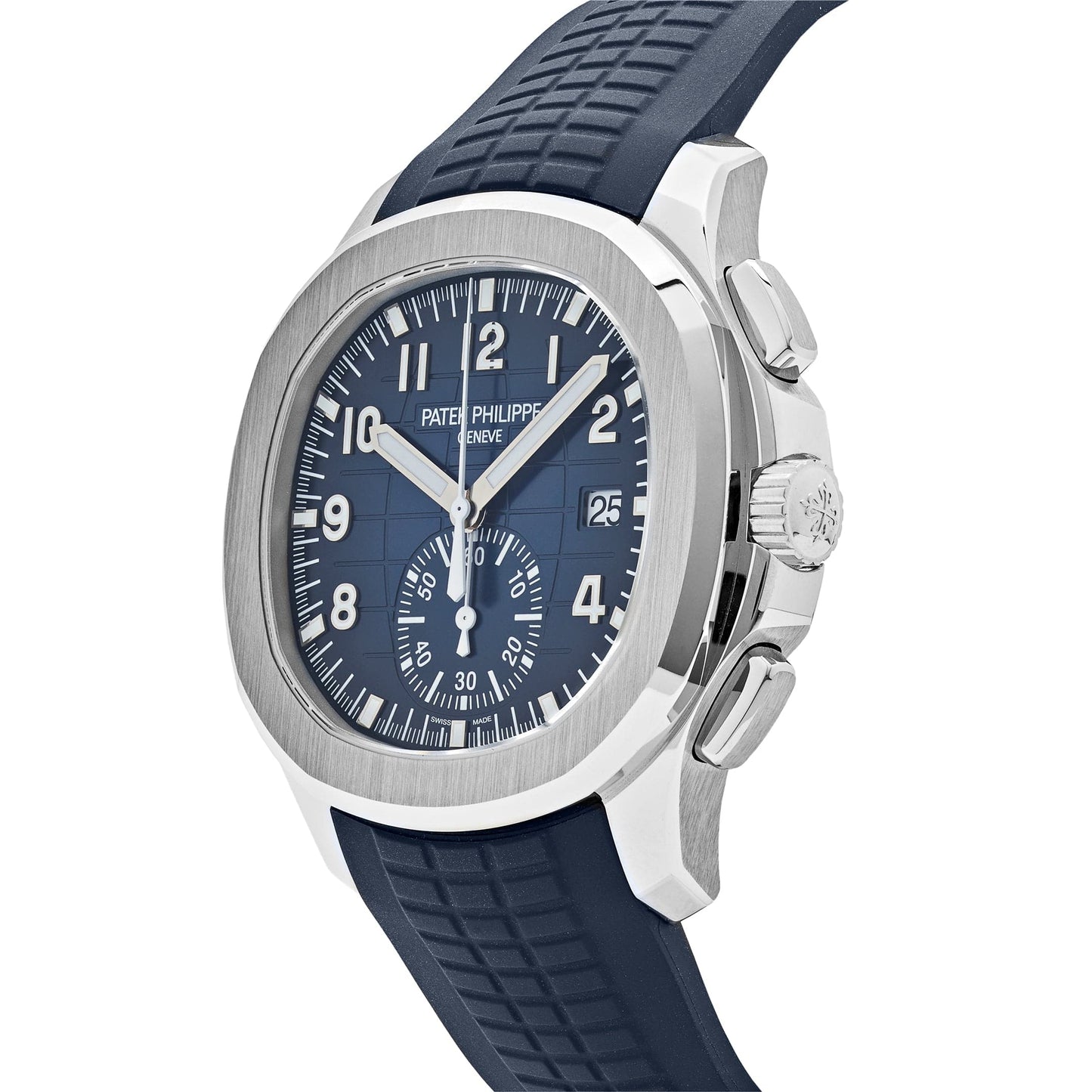 Patek Philippe Aquanaut 5968G-001 White Gold Blue Dial (2024) Uncut Strap