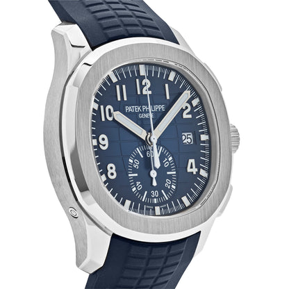 Patek Philippe Aquanaut 5968G-001 White Gold Blue Dial (2024) Uncut Strap